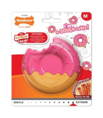 NYLABONE JUGUETE DONUT M SABOR BACON
