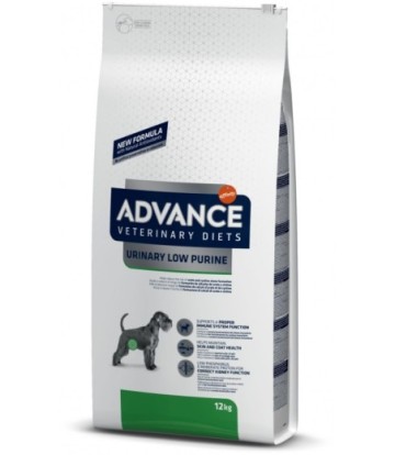 ADVANCE VETERINARY DOG URINARY LOW PURINE 12KG