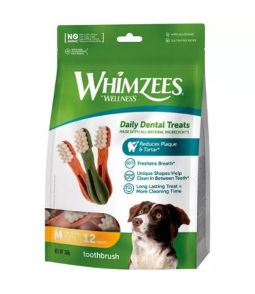 WHIMZEES TOOTHBRUSH VALUE BAG T-M