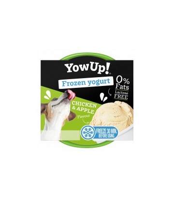 YOW UP YOGURT HELADO POLLO/MANZANA 110GR