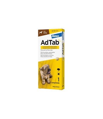 ELANCO ADTAB PERRO 1.3-2.5KG 1 COMPRIMIDO