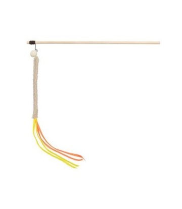 TRIXIE VARITA DE JUEGO CON FELPA Y CASCABEL 40CM