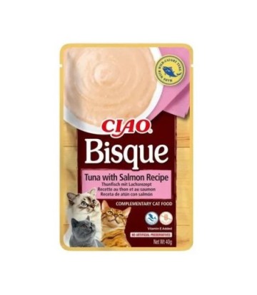 CHURU CAT BISQUE ATUN CON SALMON 40GR