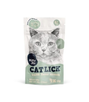 KITTY JOY CAT LICK SABOR ATUN 4x15GR