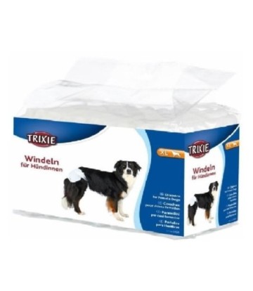 TRIXIE PAÑALES ABSORBENTES PARA PERRAS XL 12UDS