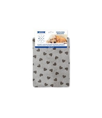 NAYECO MANTA ANIMAL PRINT MARRON 100x70CM