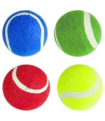 HOP PELOTAS DE TENIS AZUL 5CM 3 UNIDADES