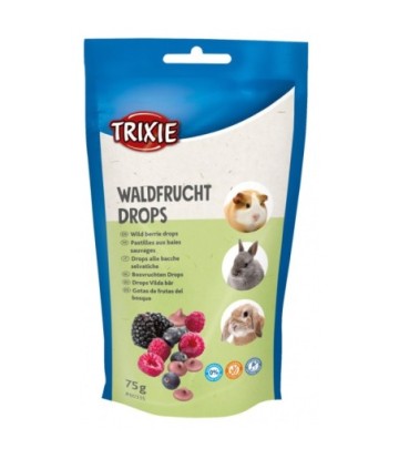 TRIXIE SNACK DROPS DE FRUTOS DEL BOSQUE 75GR