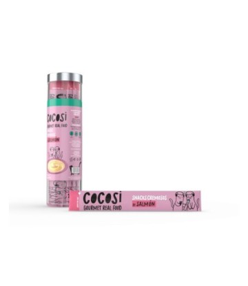 COCOSI GATO SNACK CREMOSO SALMON 10X15GR