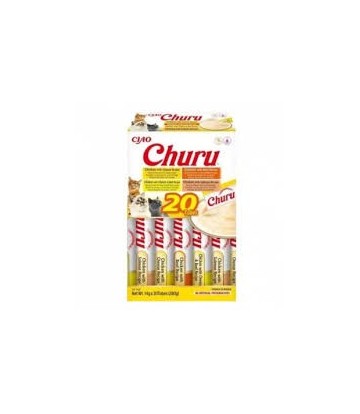 CHURU CAT CAJA VARIEDADES POLLO CON TERNER 20X14GR