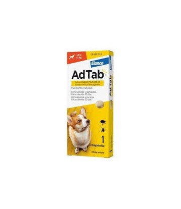 ELANCO ADTAB PERRO 5.5-11KG 225MG 1 COMPRIMIDO