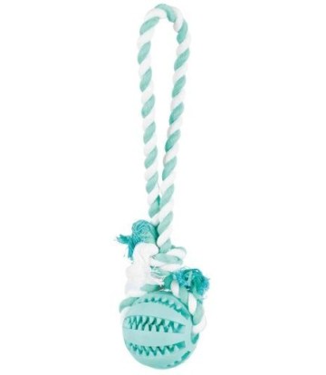 CUERDA DE JUEGO CON PELOTA DENTA FUN 7CMX24CM