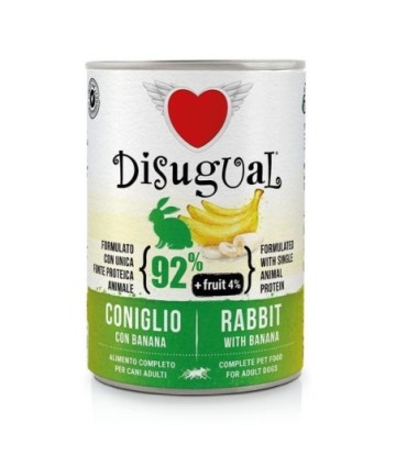 DISUGUAL DOG CONEJO CON PLATANO 400GR