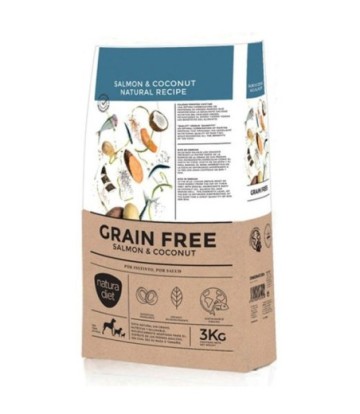 NATURA DIET GRAIN FREE SALMON & COCO 3KG