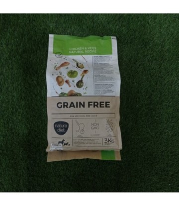 NATURA DIET GRAIN FREE POLLO & VERDURAS 3KG