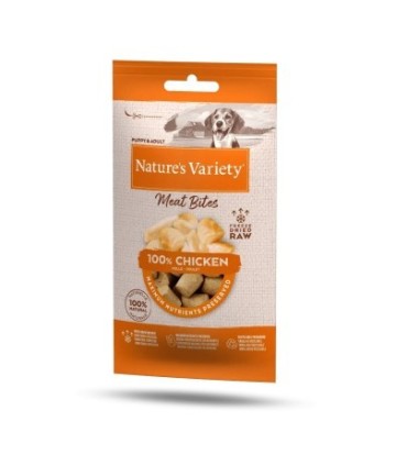 NATURES VARIETY MEAT BITES CHICKEN 20GR