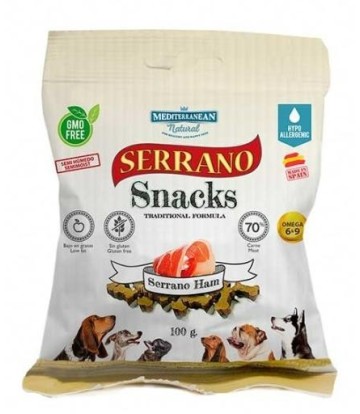 MDT SERRANO SNACK PERROS JAMON 85GR