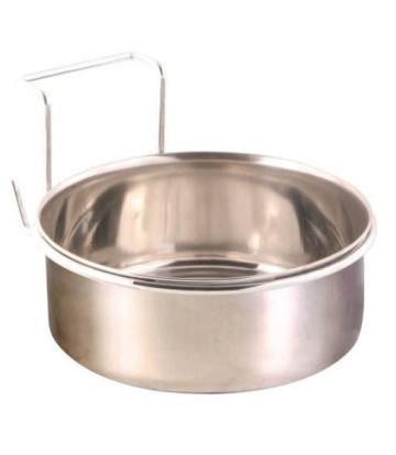 TRIXIE COMEDERO BEBEDERO ACERO INOX GANCHO 300ML