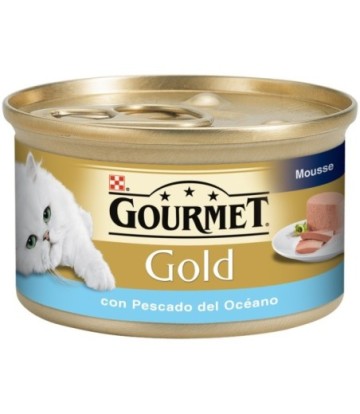 GOURMET CAT GOLD MOUSSE PESCADO 85GR