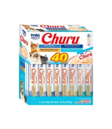 CHURU CAT CAJA VARIEDADES ATUN 40X14GR