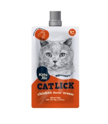 KITTY JOY CAT LICK SABOR POLLO 4x15GR