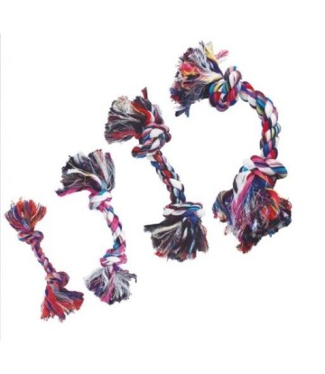 GLORIAPETS PULL&TUG ALGODON HUESO 2 NUDOS L