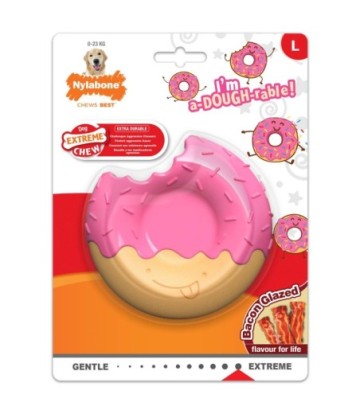 NYLABONE JUGUETE DONUT L SABOR BACON
