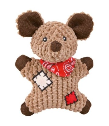 TRIXIE RATON CON PARCHES DE PELUCHE 19CM