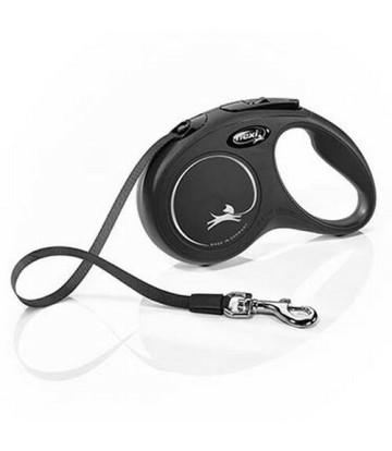 FLEXI NEW CLASSIC CORREA L NEGRO 5M 25KG
