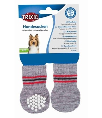 TRIXIE CALCETINES GRISES M-L PARA PERRO