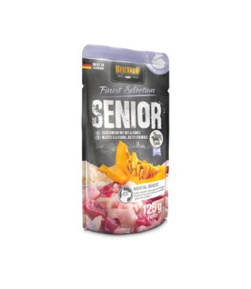 BELCANDO SENIOR MENU DE CARNE CON ARROZ Y CALABAZA