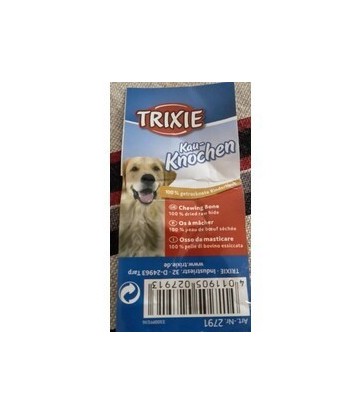 TRIXIE HUESO PRENSADO PIEL VACUNO 17CM 90GR
