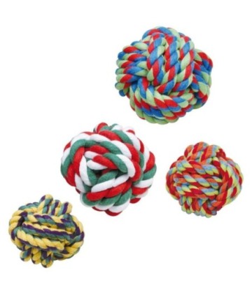 GLORIAPETS PULL&TUG ALGODON PELOTA CUERDA M
