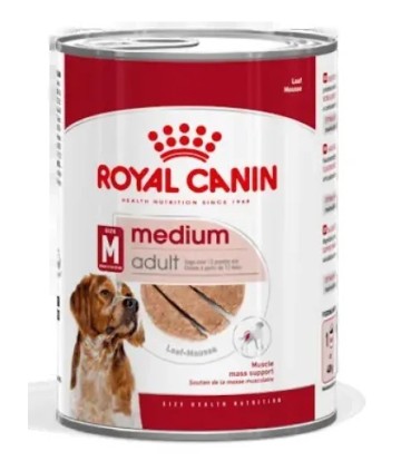 ROYAL CANIN LATA ADULT MEDIUM 410GR
