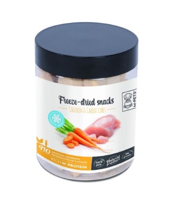 SNACK LIOFILIZADO POLLO Y ZANAHORIA 40GR
