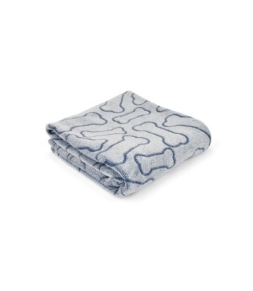 NAYECO MANTA HUESOS AZUL 100x70CM