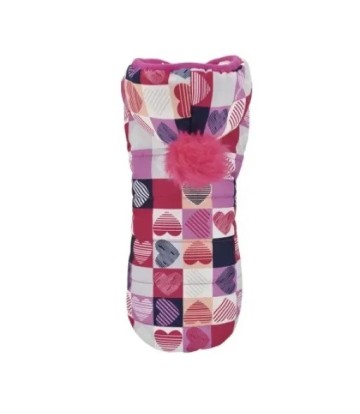 CHAQUETA CON CAPUCHA LOVE SQUARE 60CM