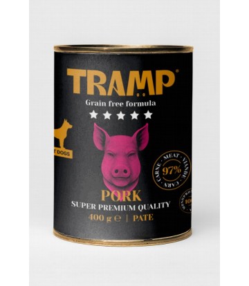 TRAMP DOG GRAIN FREE CERDO...