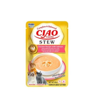 CHURU ENTREE STEW POLLO Y SALMON 40GR