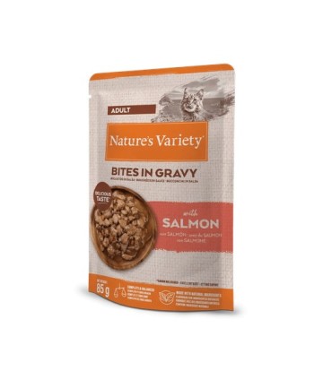 NATURES VARIETY SALMON EN SALSA 85GR