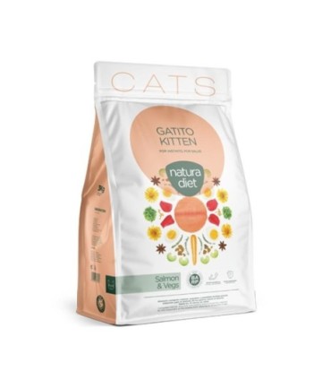 NATURA DIET CAT KITTEN SALMON 400GR