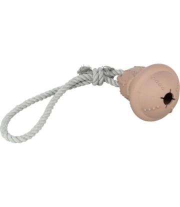 NAVIDAD CAMPANA CON CUERDA BEIGE 36CM