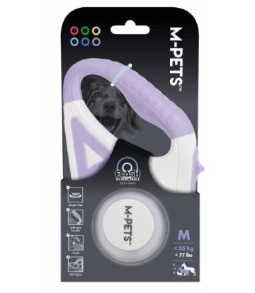 TRAMP FLASH CORREA RETRACTIL VIOLETA 5M