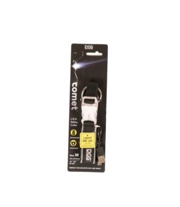 GLORIAPETS COLLAR NEGRO LUMINOSO RECARG 41-51CM
