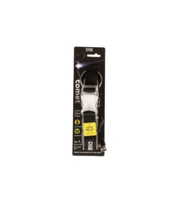 GLORIAPETS COLLAR NEGRO LUMINOSO RECARG 51-63CM