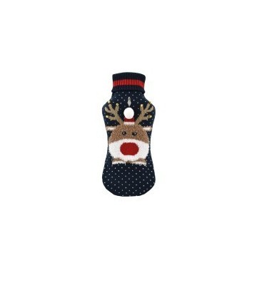 JERSEY PUNTO TRENZA AZUL MARINO 30CM