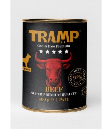 TRAMP DOG GRAIN FREE TERNERA 400GR