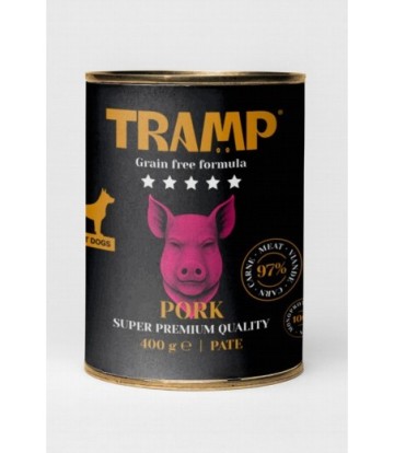 TRAMP DOG GRAIN FREE CERDO 400GR