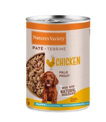 NV PUPPY MEDIUM PATE POLLO 400GR