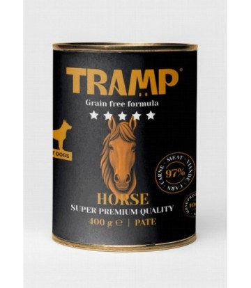 TRAMP DOG GRAIN FREE CABALLO 400GR